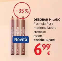 Deborah - Milano Formula Pura Matitone Labbra Cremoso Assort.