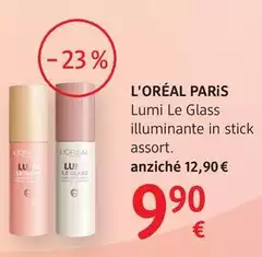 L'oréal - Paris Lumi Le Glass Illuminante In Stick Assort.