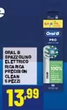 Oral b - Spazzolino Elettrico Rica Rica Precision Clean 5 Pezzi