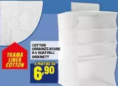 Linea - Cotton Organizzatore A4 Scaffali