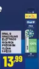 Oral b - Spazzolino Elettrico Ricarica Precision Clean Oral b - Spazzolino Elettrico Ricarica Precision Clean
