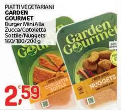 Garden gourmet - Piatti Vegetariani