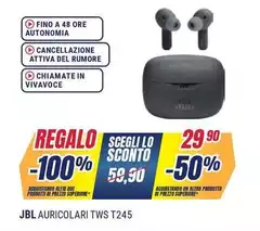 Jbl - Auricolari TWS T245 Jbl - Auricolari TWS T245