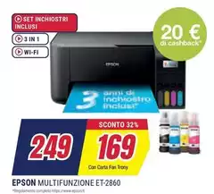 Epson - Multifunzione ET-2860 Epson - Multifunzione ET-2860
