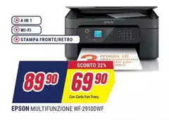 Epson - Multifunzione Wf-2910DWF Epson - Multifunzione Wf-2910DWF