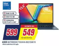 Asus - Notebook F1504va-bq126w I5 Asus - Notebook F1504va-bq126w I5