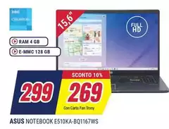 Asus - Notebook E510KA-BQ1167WS Asus - Notebook E510KA-BQ1167WS