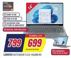 Lenovo - Notebook Flex 14ABR8 R5 Lenovo - Notebook Flex 14ABR8 R5