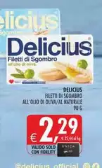 Delicius - Filetti Di Sgombro All'olio Di Oliva