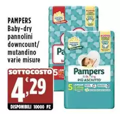 Pampers - Baby-Dry Pannolini Downcount Pampers - Baby-Dry Pannolini Downcount
