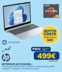 HP - Notebook 15-FC0100NL