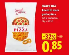 Snack Day - Anelli Di Mais Gusto Pizza Snack Day - Anelli Di Mais Gusto Pizza