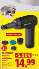 Silvercrest - Spazzola Elettrica Per Pulizia Silvercrest - Spazzola Elettrica Per Pulizia