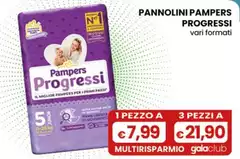Pampers - Pannolini Progressi Vari Formati Pampers - Pannolini Progressi Vari Formati