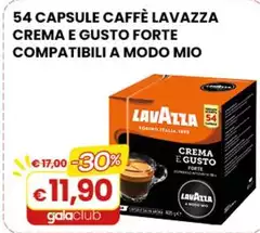 Lavazza - 54 Capsule Caffè Crema E Gusto Forte Compatibili A Modo Mio