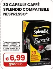Nespresso - 30 Capsule Caffè Splendid Compatibile 