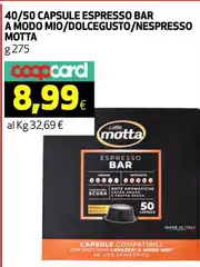 Motta - Capsule Espresso Bar A Modo Mio/Dolcegusto/Nespresso