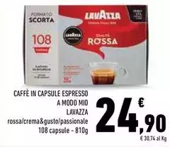 Lavazza - Caffè In Capsule Espresso A Modo Mio