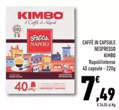 Kimbo - Caffè In Capsule Nespresso