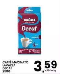 Lavazza - Caffè Macinato  Decaf