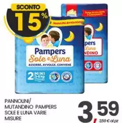 Pampers - Pannolini/ Mutandino Sole E Luna Varie Misure