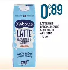 Arborea - Latte UHT Parzialmente Scremato
