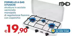 Mxd - Fornello A Gas 3 Fuochi Mxd - Fornello A Gas 3 Fuochi