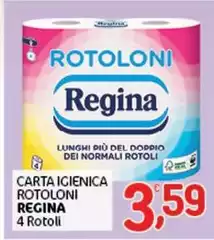 Regina - Carta Igienica Rotoloni Regina - Carta Igienica Rotoloni