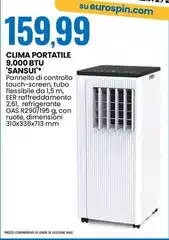 Pannello - Clima Portatile 9,000 Btu Pannello - Clima Portatile 9,000 Btu