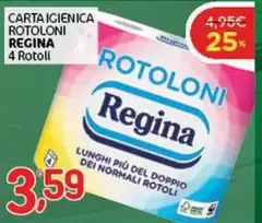 Regina - Carta Igienica Rotoloni Regina - Carta Igienica Rotoloni