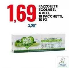 Amo Essere Eco - Fazzoletti Ecolabel, 18 Pacchetti, 10 Pz Amo Essere Eco - Fazzoletti Ecolabel, 18 Pacchetti, 10 Pz