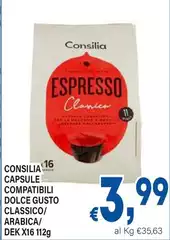 Consilia - Capsule Compatibili Dolce Gusto Classico Consilia - Capsule Compatibili Dolce Gusto Classico