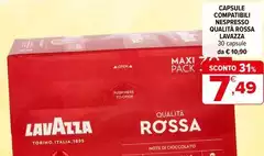 Lavazza - Capsule Compatibili Nespresso Qualità Rossa Lavazza - Capsule Compatibili Nespresso Qualità Rossa