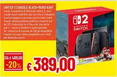 Switch 2 Console Black-Mario Kart Switch 2 Console Black-Mario Kart