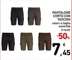 Tassoni - Pantalone Corto Con Tassoni - Pantalone Corto Con