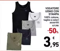 Vogatore Uomo Con Stampa Vogatore Uomo Con Stampa