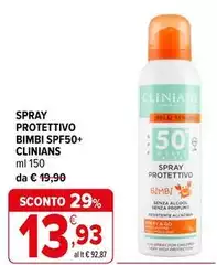 Clinians - Spray Protettivo SPF50+