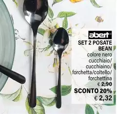 Abert - Set 2 Posate Bean