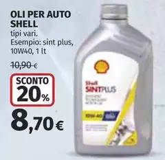 Shell - Oli Per Auto Shell - Oli Per Auto
