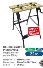 Banco Lavoro Pieghevole Banco Lavoro Pieghevole