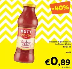 Mutti - Passata Di Pomodoro Mutti - Passata Di Pomodoro