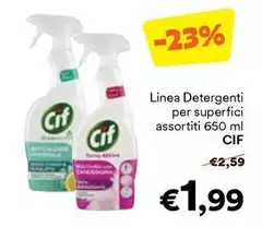 Cif - Linea Detergenti Per Superfici Cif - Linea Detergenti Per Superfici