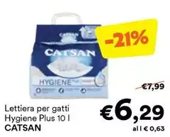 Catsan - Lettiera Per Gatti Hygiene Plus Catsan - Lettiera Per Gatti Hygiene Plus
