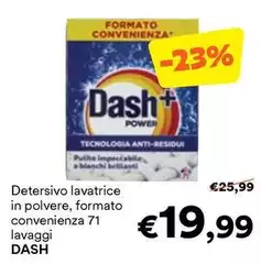 Dash - Detersivo Lavatrice In Polvere, Formato Convenienza 71 Lavaggi Dash - Detersivo Lavatrice In Polvere, Formato Convenienza 71 Lavaggi