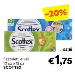 Scottex - Fazzoletti 4 Veli 10 Pz O 12 Pz Scottex - Fazzoletti 4 Veli 10 Pz O 12 Pz