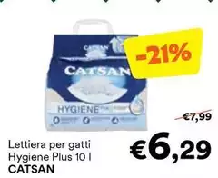 Catsan - Lettiera Per Gatti Hygiene Plus Catsan - Lettiera Per Gatti Hygiene Plus
