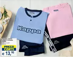 Kappa - Pigiama Corto Uomo O Donna Kappa - Pigiama Corto Uomo O Donna