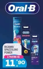 Oral b - Ricambi Spazzolino Power Oral b - Ricambi Spazzolino Power