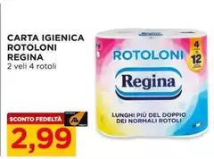 Regina - Carta Igienica Rotoloni Regina - Carta Igienica Rotoloni