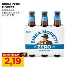Moretti - Birra Zero